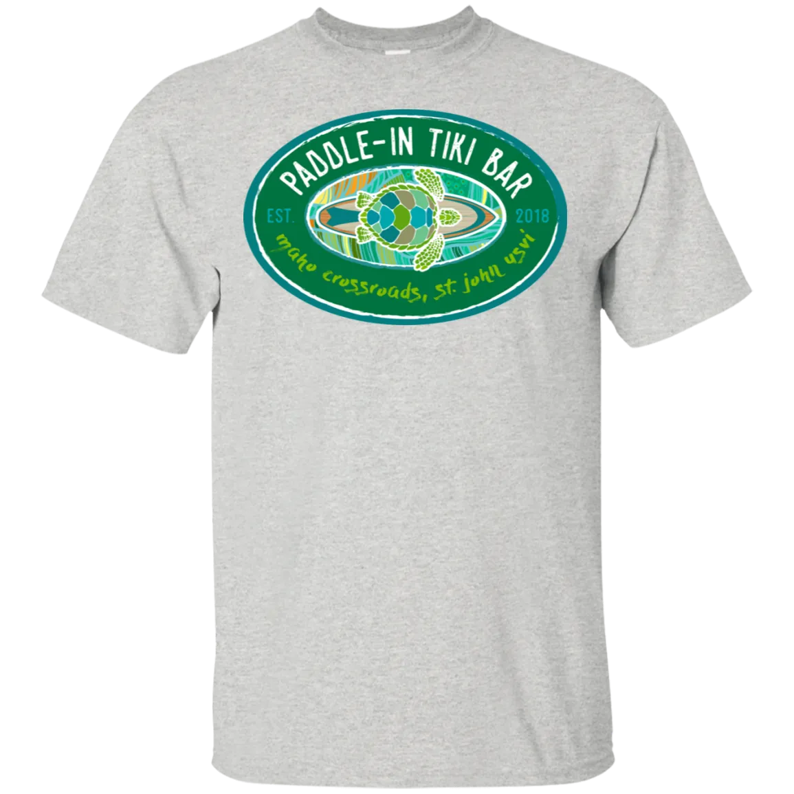 Paddle-In Tiki Bar Cotton T-Shirt