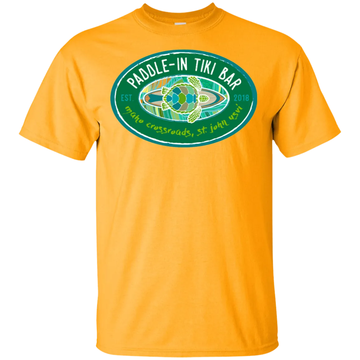 Paddle-In Tiki Bar Cotton T-Shirt