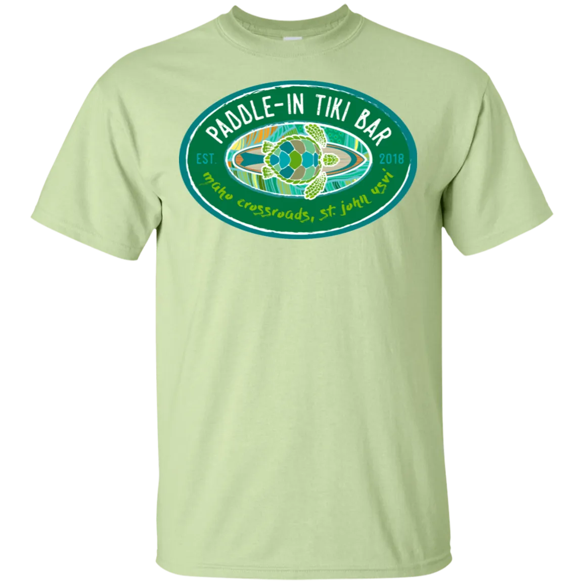 Paddle-In Tiki Bar Cotton T-Shirt