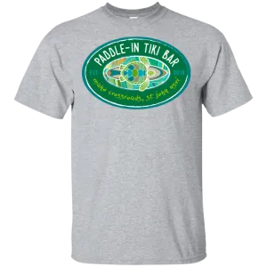 Paddle-In Tiki Bar Cotton T-Shirt