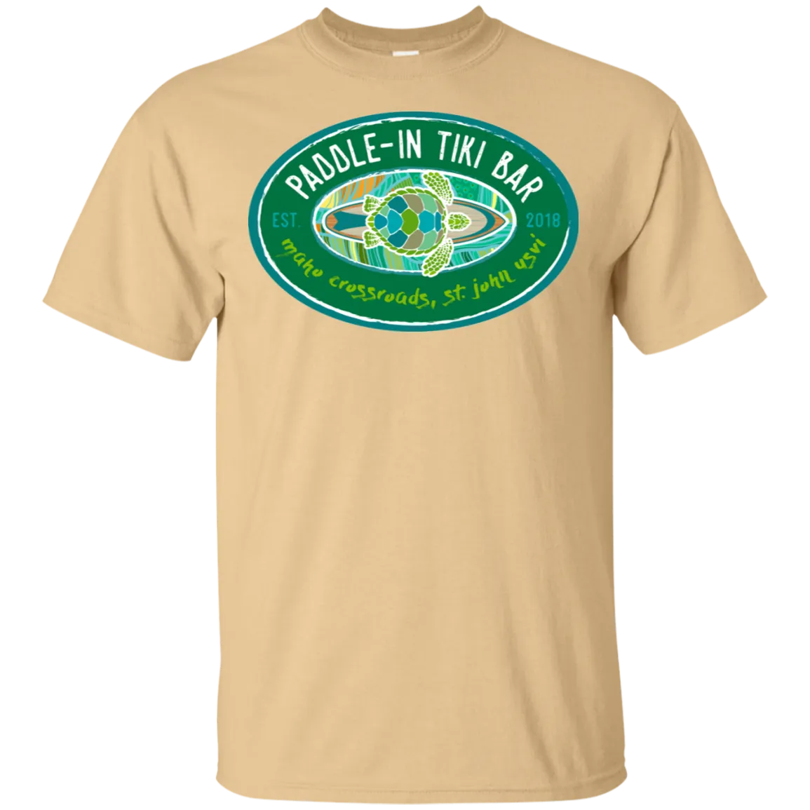 Paddle-In Tiki Bar Cotton T-Shirt