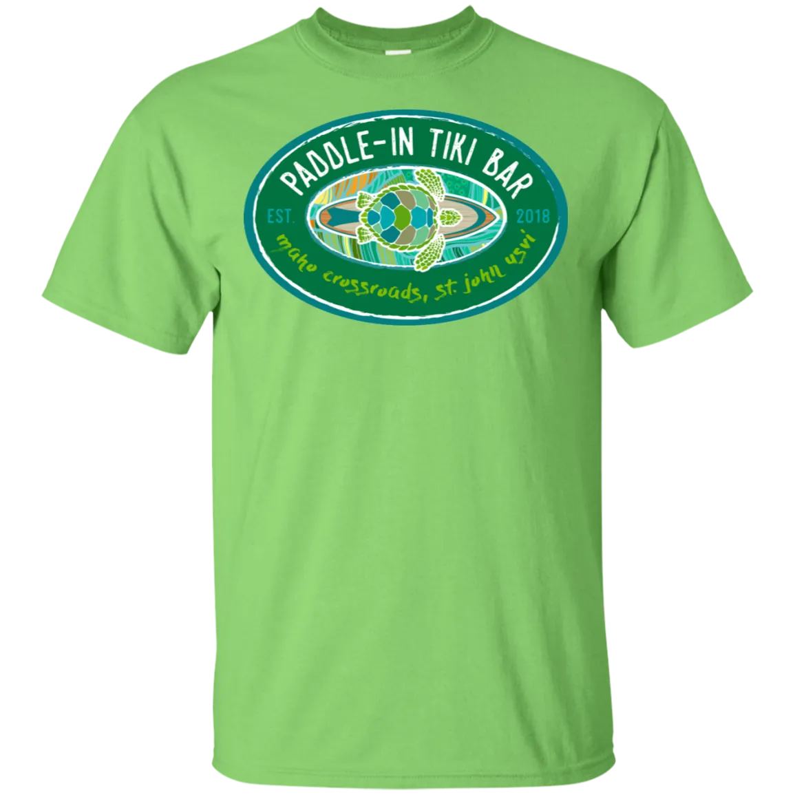 Paddle-In Tiki Bar Cotton T-Shirt