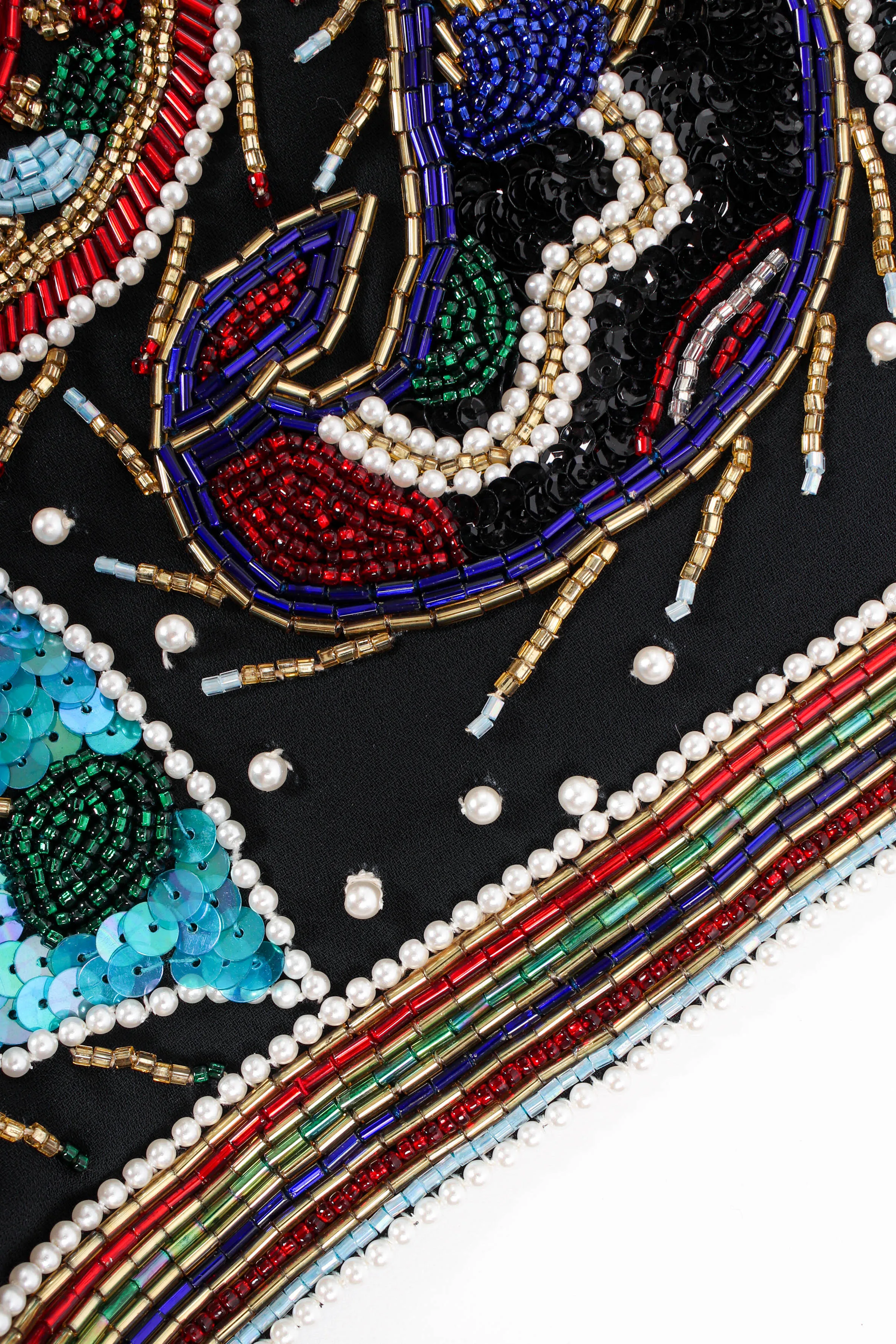 Paisley Embellished Boxy Jacket