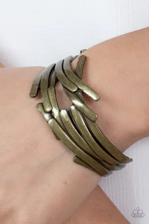 Paparazzi Stockpiled Style - Brass Cuff Bracelet