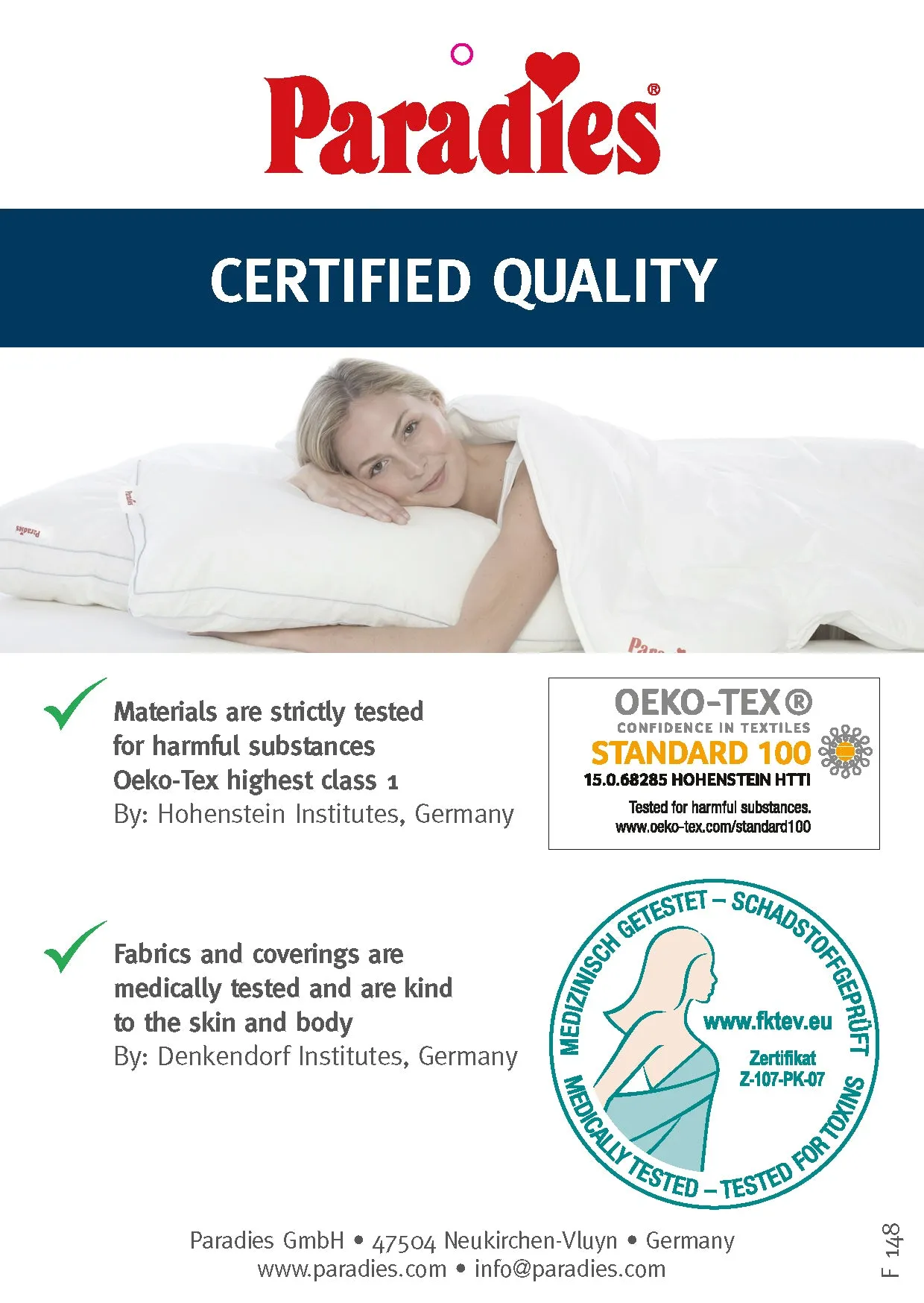 Paradies Softy Firm Pillows