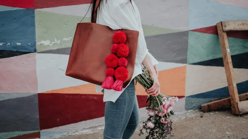 Paulina Classic Leather Tote