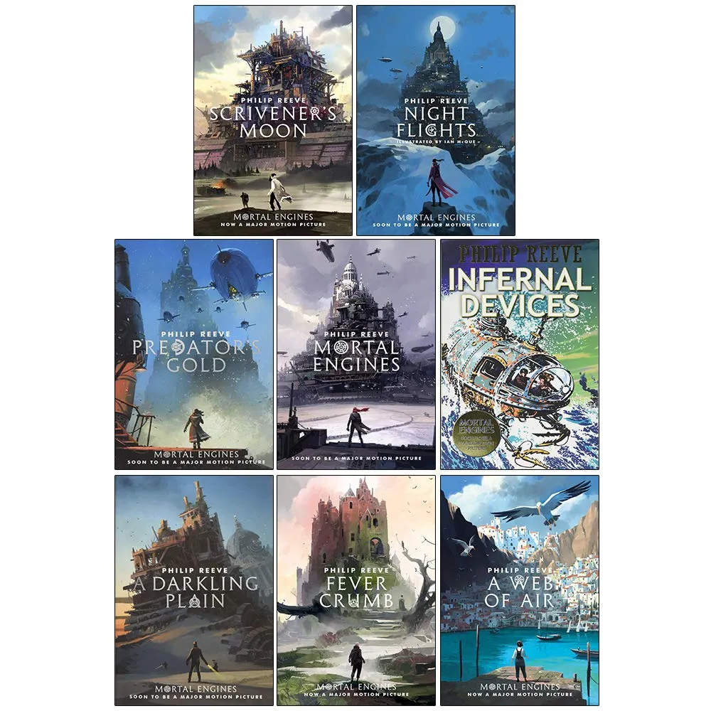 Philip Reeve Mortal Engines Collection 8 Books Set