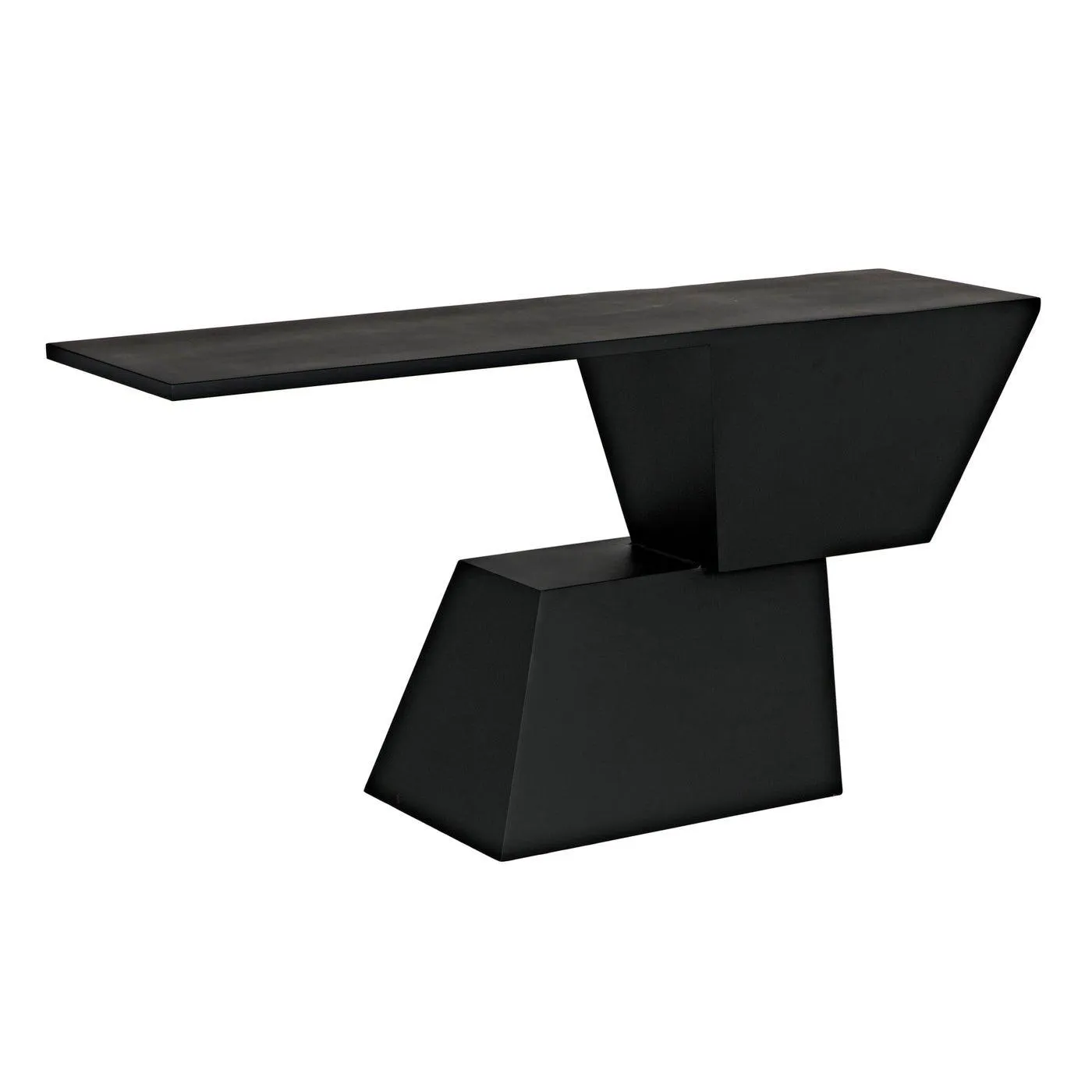 Pieta Console, Black Steel