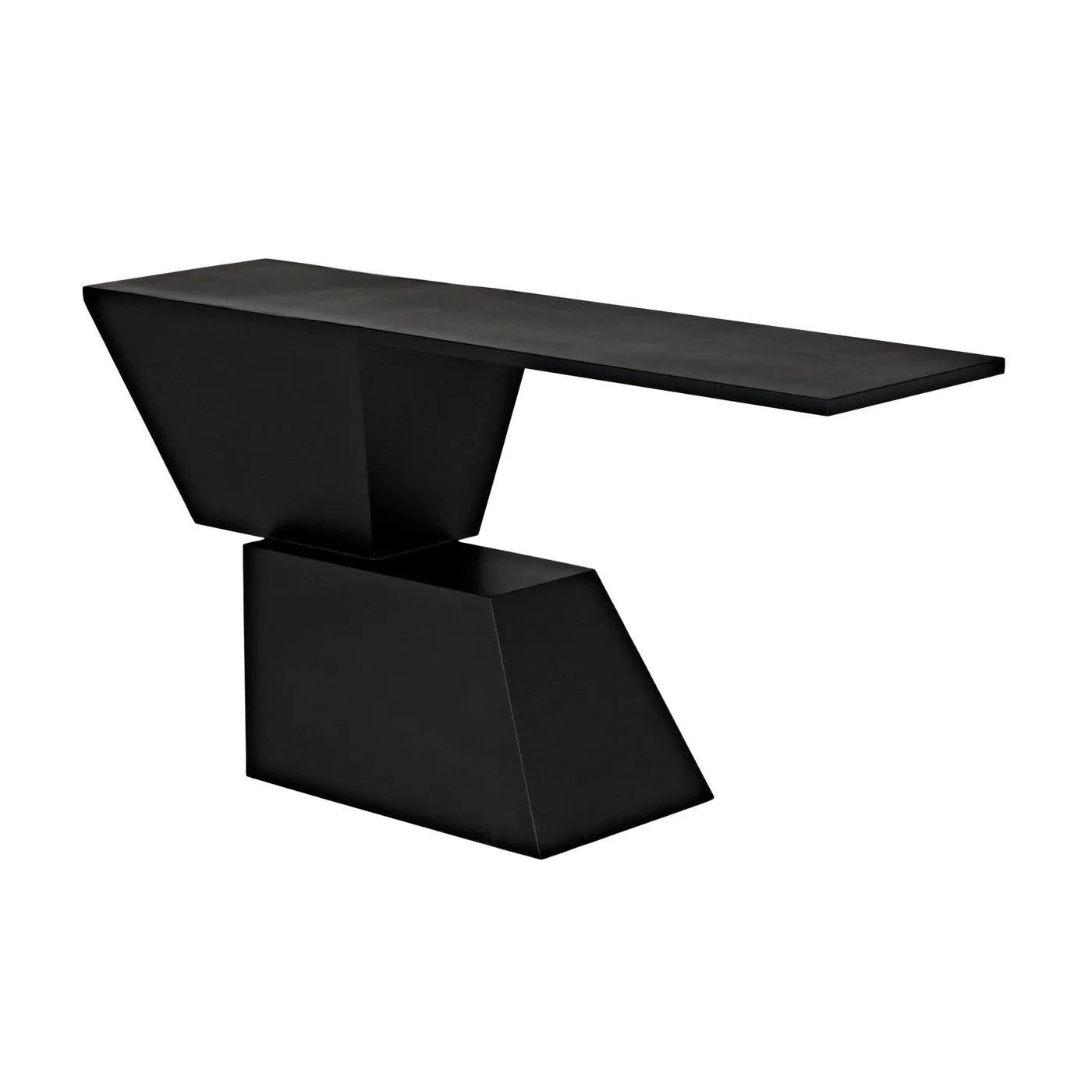 Pieta Console, Black Steel