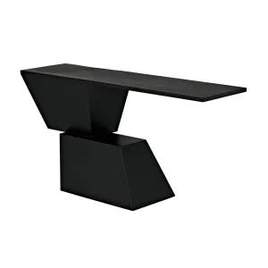 Pieta Console, Black Steel