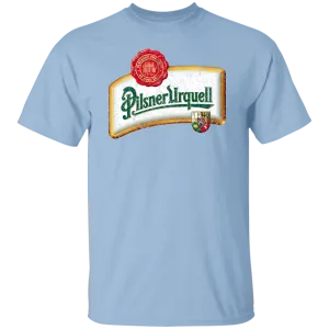 Pilsner Urquell Vintage T-shist Worn Label Pattern