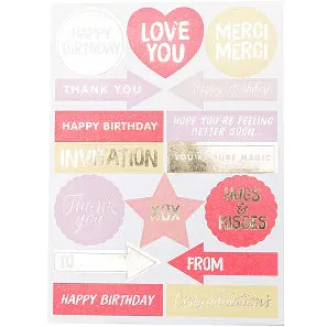 Pink Crafted DIY Card