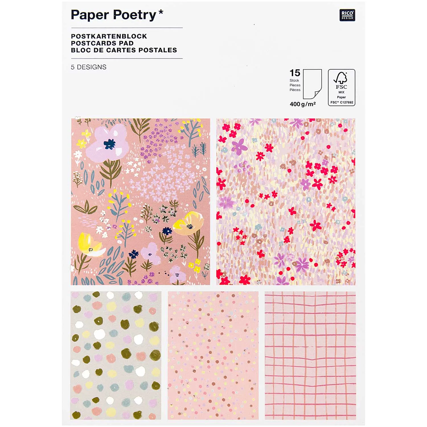 Pink Crafted Postcards