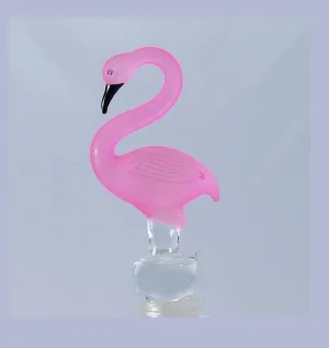 Pink Flamingo Hand Crafted Bottle Stopper