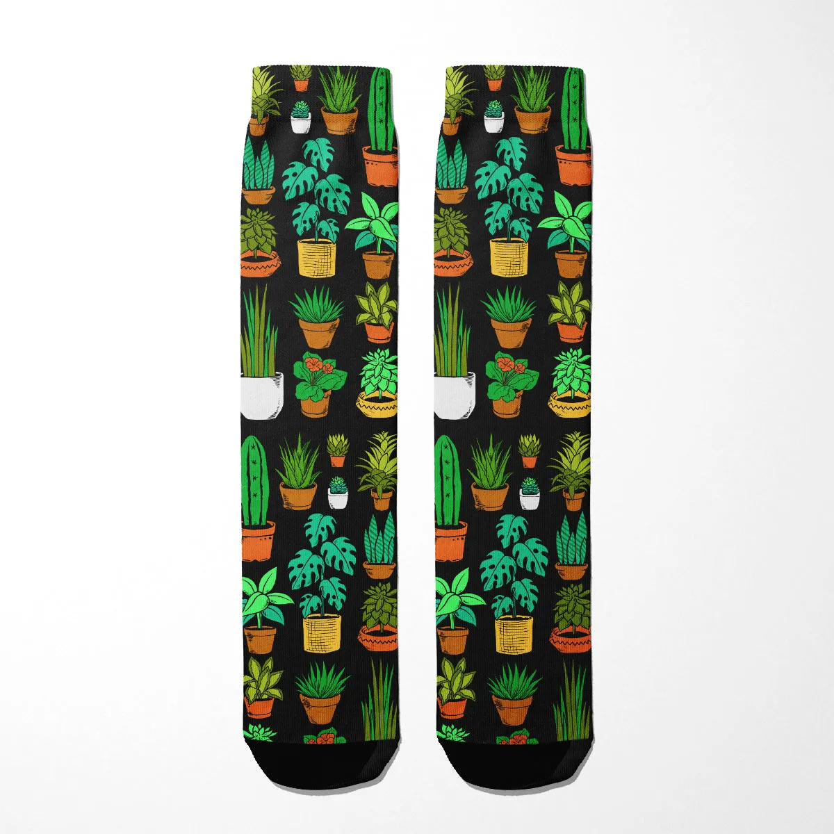Plant Pattern Socks