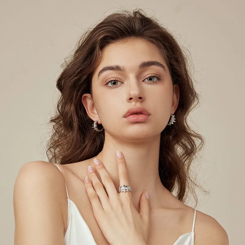 Pleated Open Ring