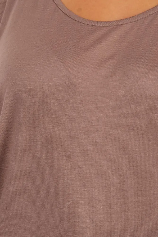 Plus Size Sexy Boxy Dolman Sleeves Top