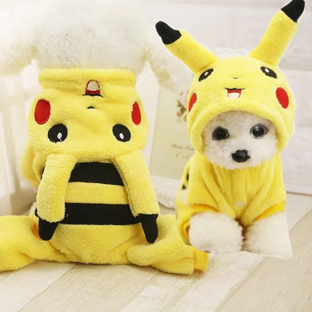 Plush Dinosaur and Bumble Bee Cat Costume