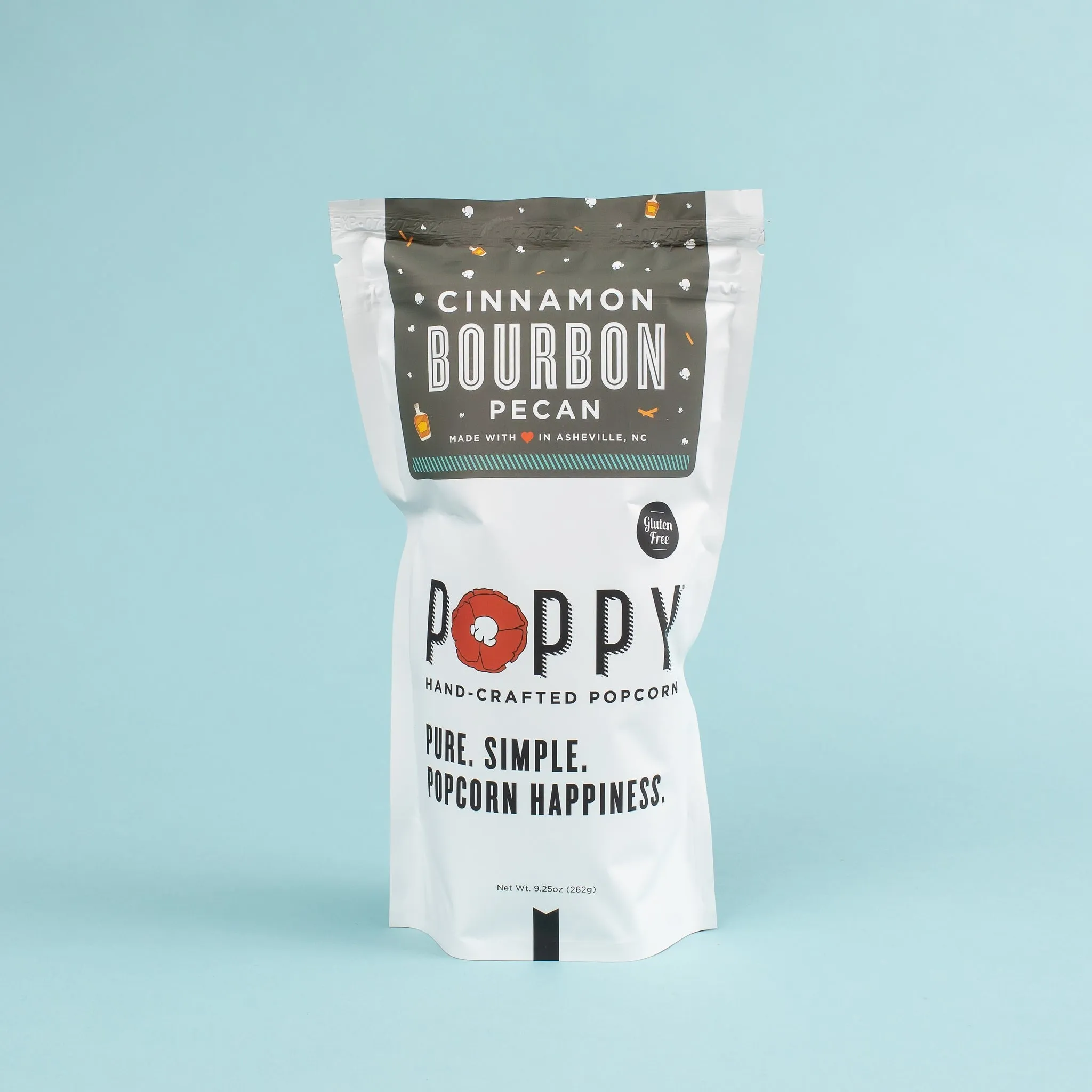 Poppy Cinnamon Bourbon Pecan Popcorn
