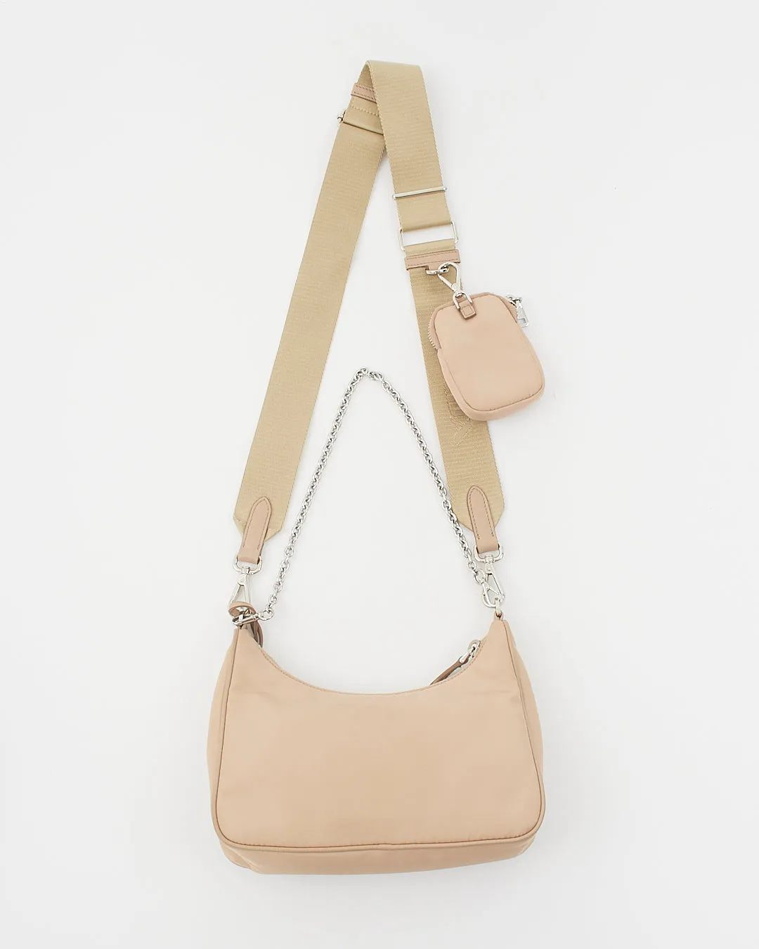 Prada Cameo Beige Re-Edition 2005 Re-Nylon bag
