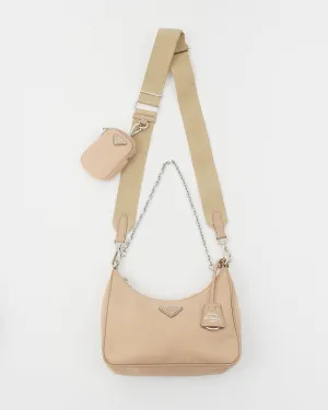 Prada Cameo Beige Re-Edition 2005 Re-Nylon bag