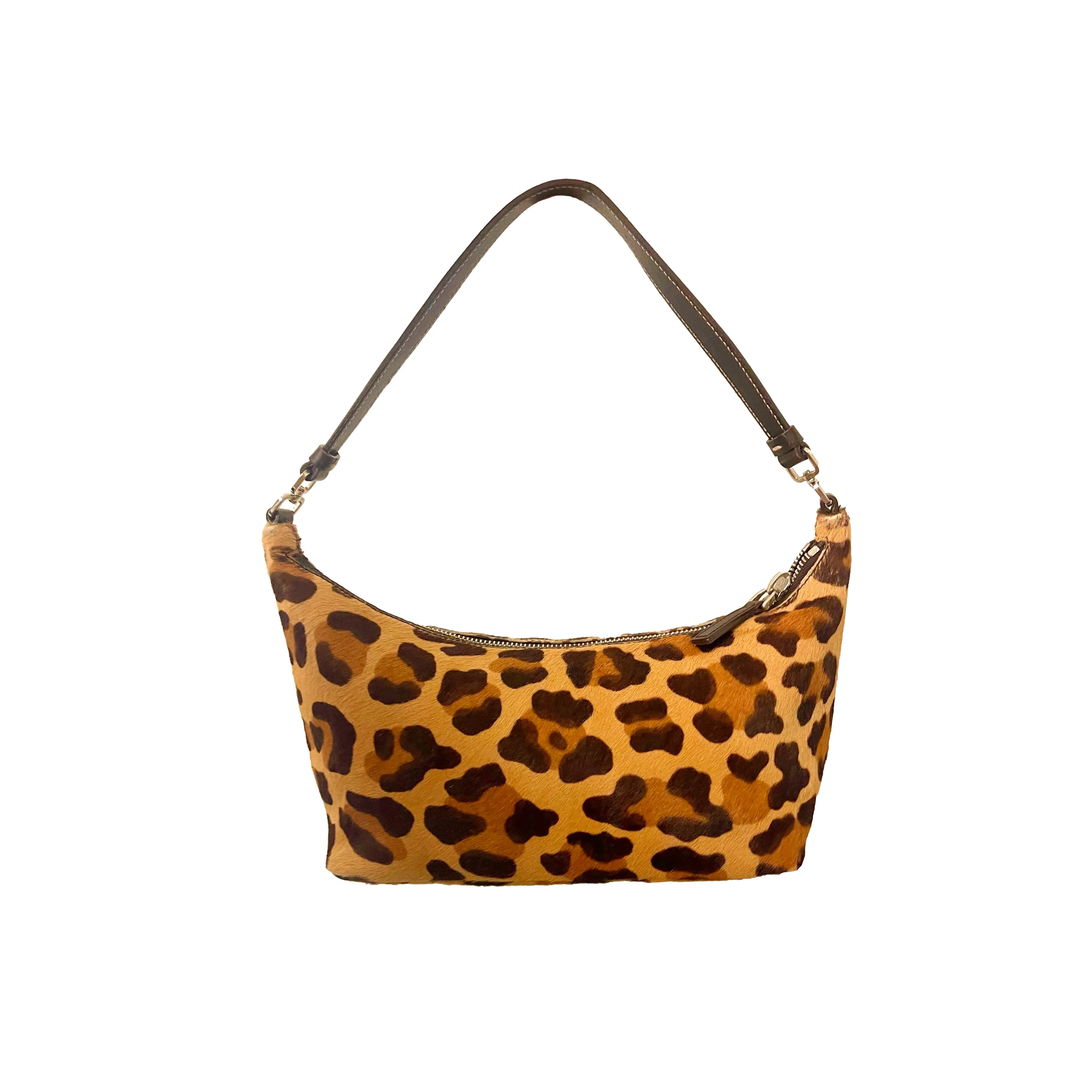 Prada Cheetah Calf Hair Mini Shoulder Bag