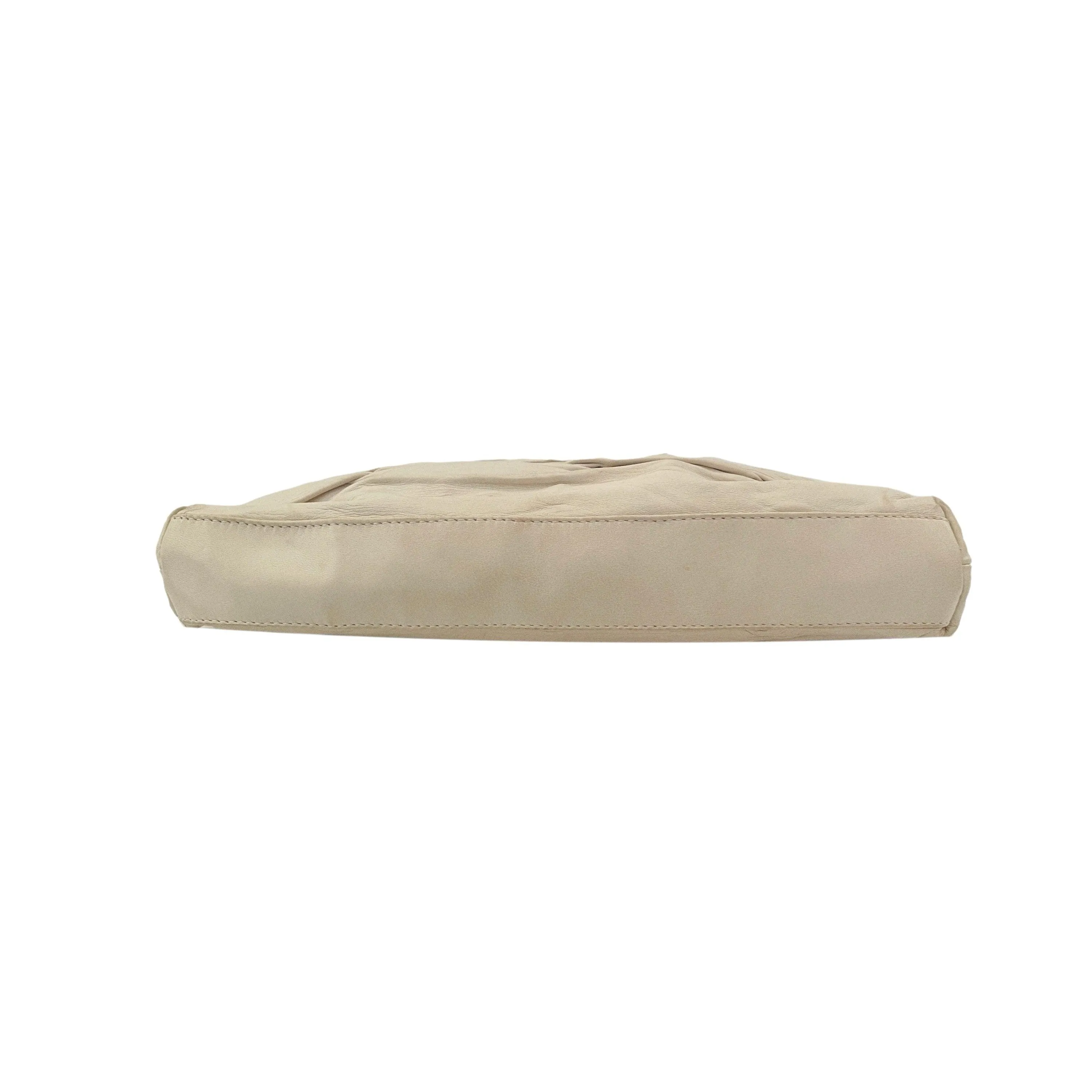 Prada Cream Floral Shoulder Bag