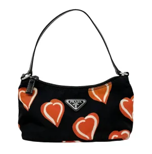 Prada Heart Nylon Shoulder Bag