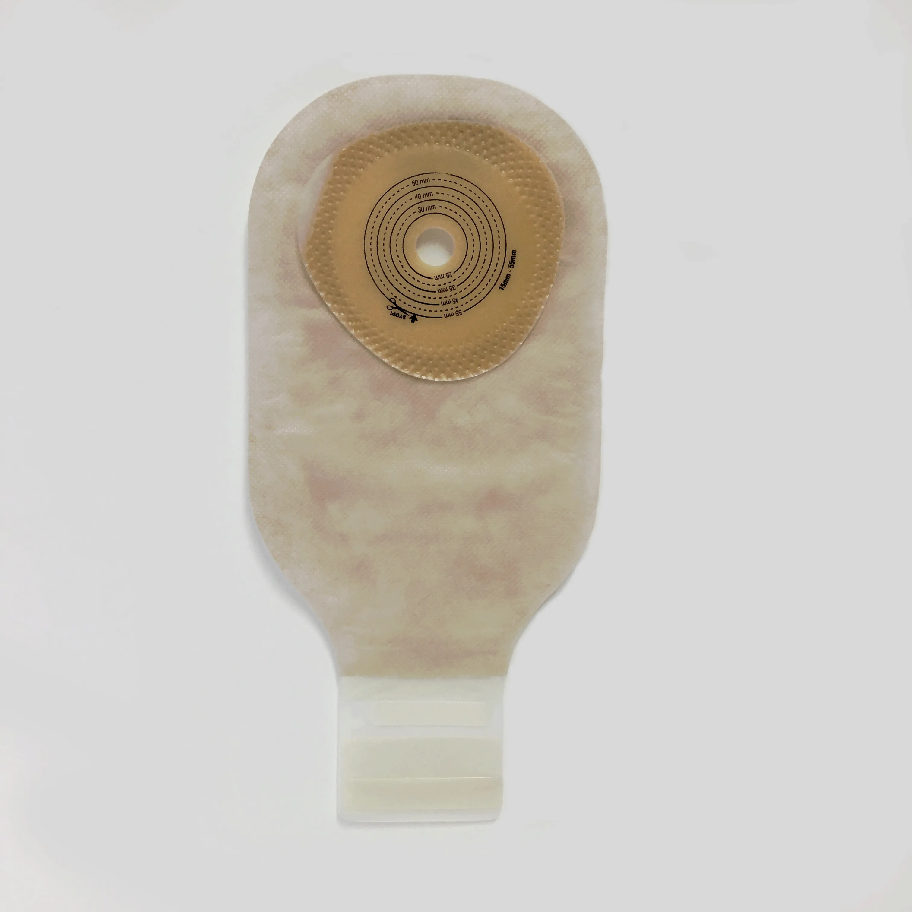 Premier One-Piece Drainable Ostomy Pouch with SoftFlex Flat Barrier (Transparent)