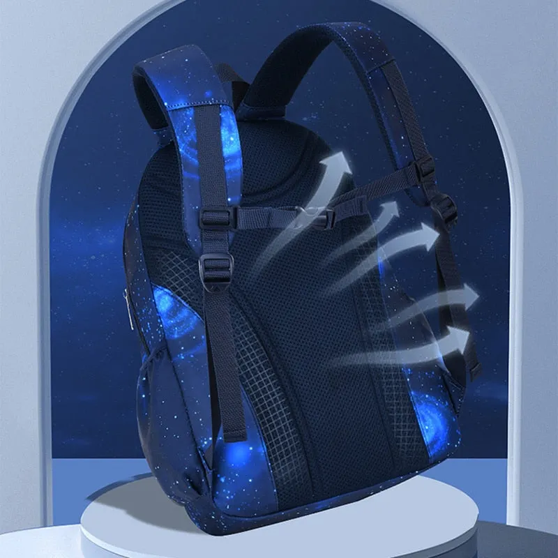Primary school children's backpacks for girls and boys waterproof backpacks