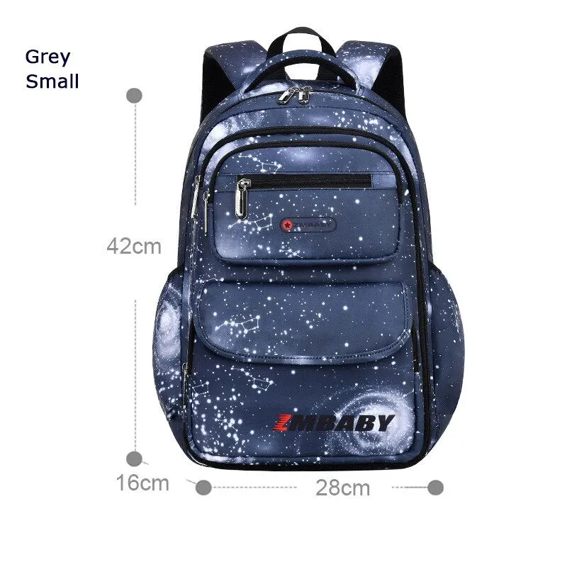 Primary school children's backpacks for girls and boys waterproof backpacks