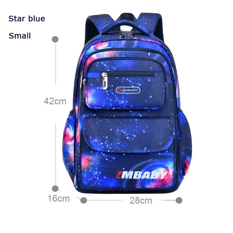 Primary school children's backpacks for girls and boys waterproof backpacks
