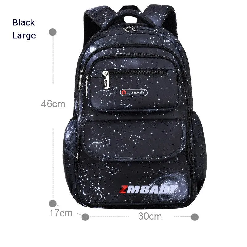 Primary school children's backpacks for girls and boys waterproof backpacks