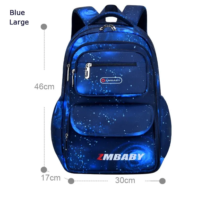 Primary school children's backpacks for girls and boys waterproof backpacks