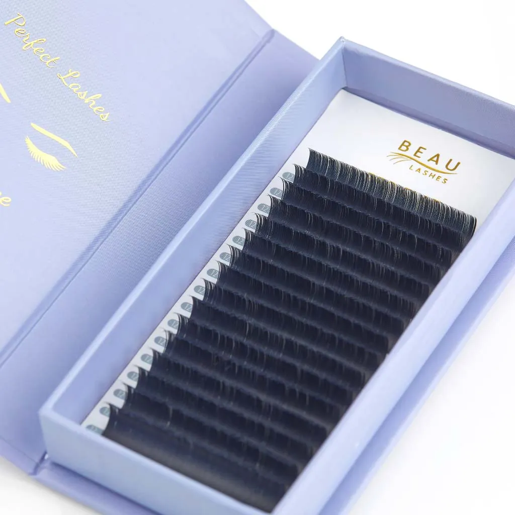 Pro Flat Eyelash Extensions - B Curl