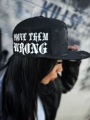PROVE BLACK CAMO SIDE STYLE BLACK HAT
