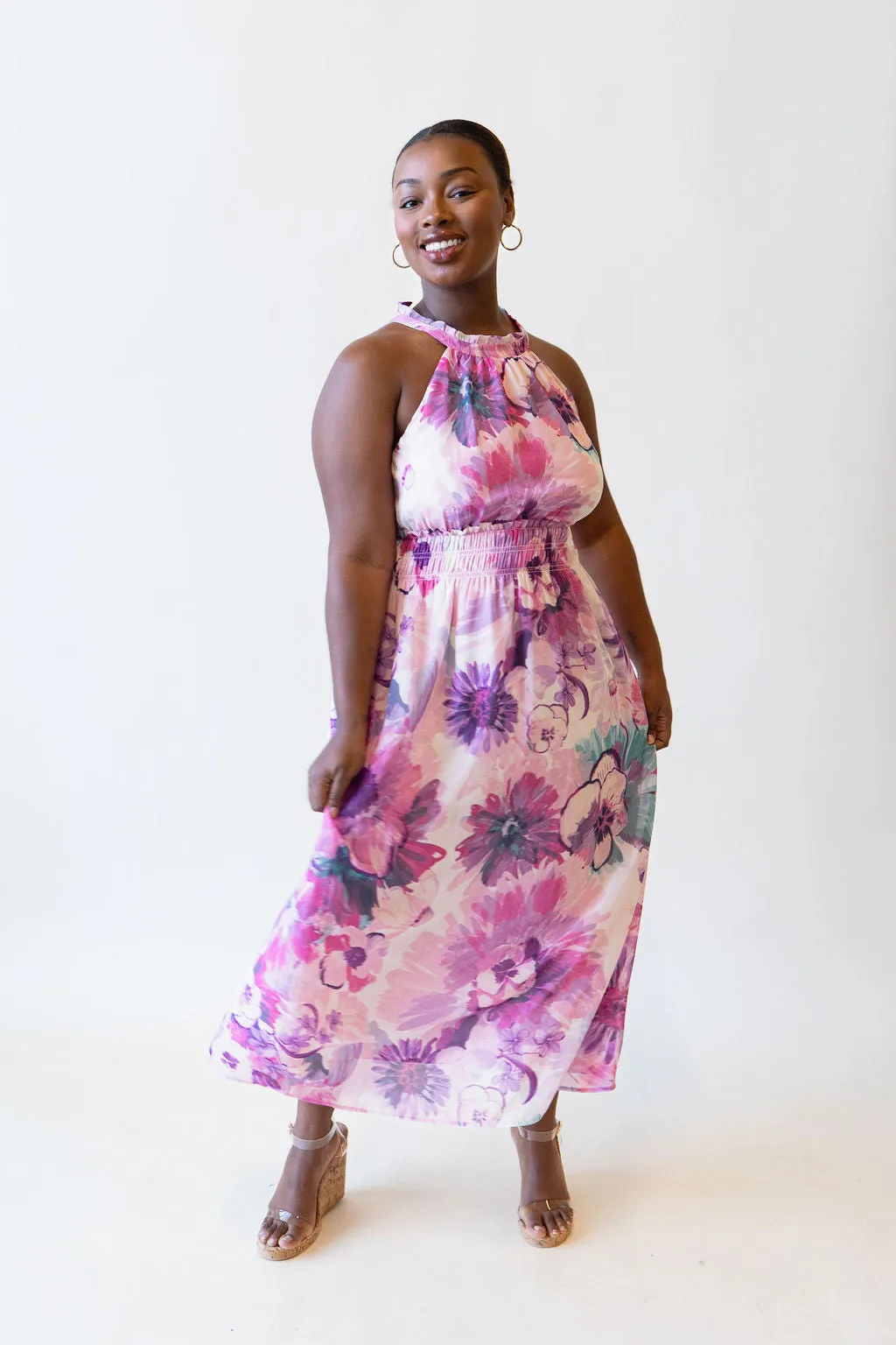 Purple Blossoms Maxi