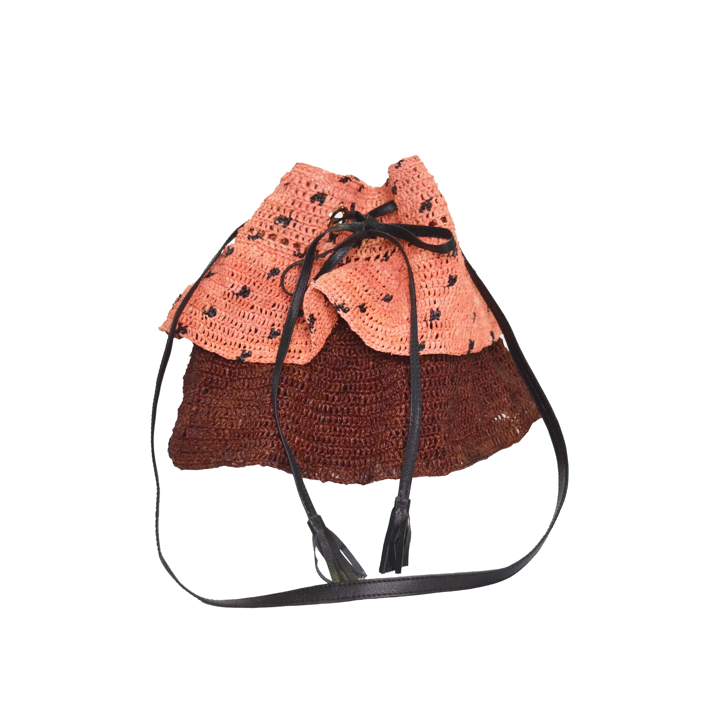 "Dots" Ruffled Mochila