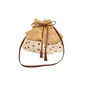 "Dots" Ruffled Mochila