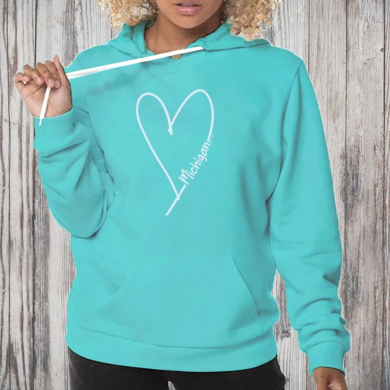"Made With Love" Relaxed Fit Angel Fleece Unisex Hoodie CLEARANCE