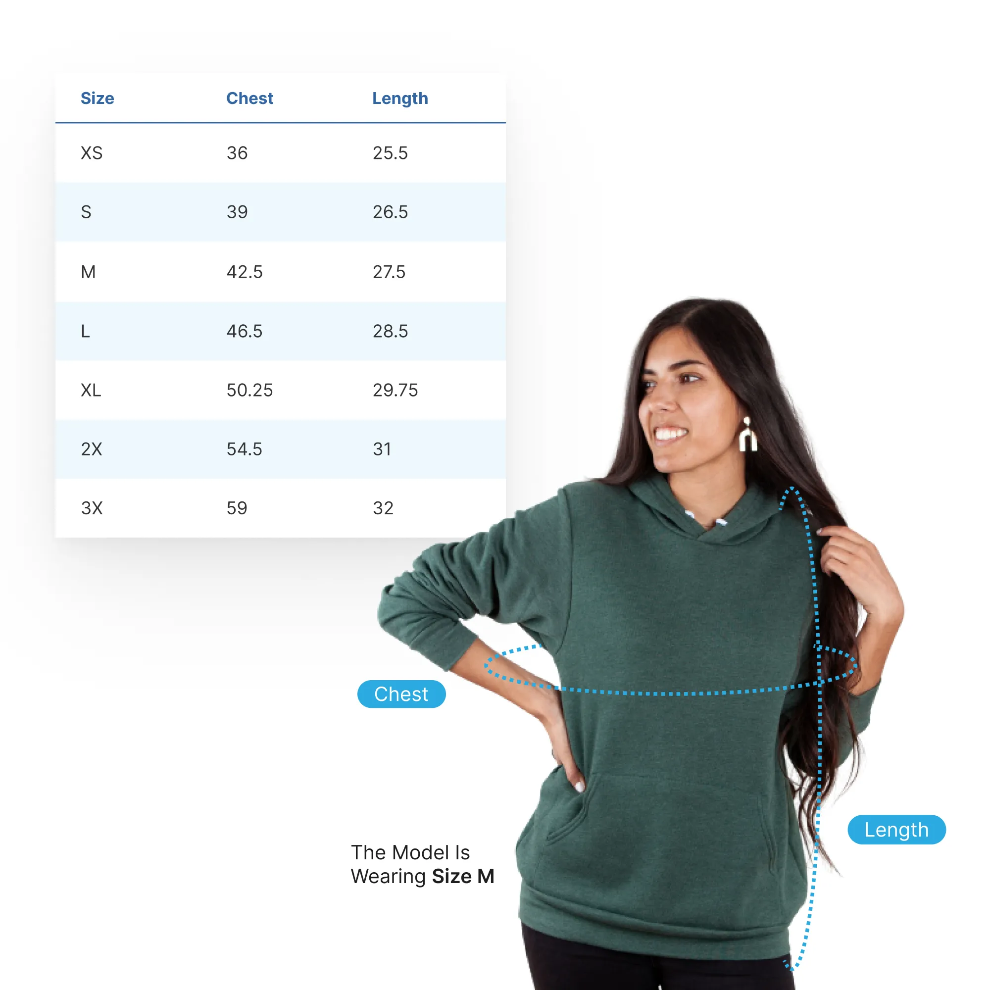 "Made With Love" Relaxed Fit Angel Fleece Unisex Hoodie CLEARANCE