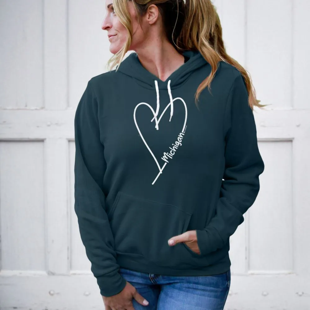 "Made With Love" Relaxed Fit Angel Fleece Unisex Hoodie CLEARANCE