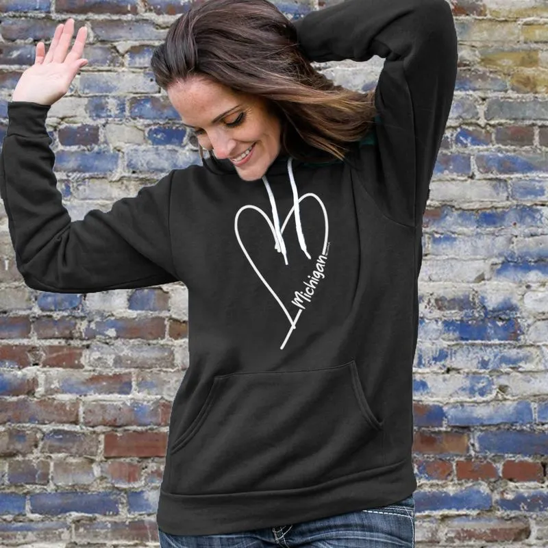 "Made With Love" Relaxed Fit Angel Fleece Unisex Hoodie CLEARANCE