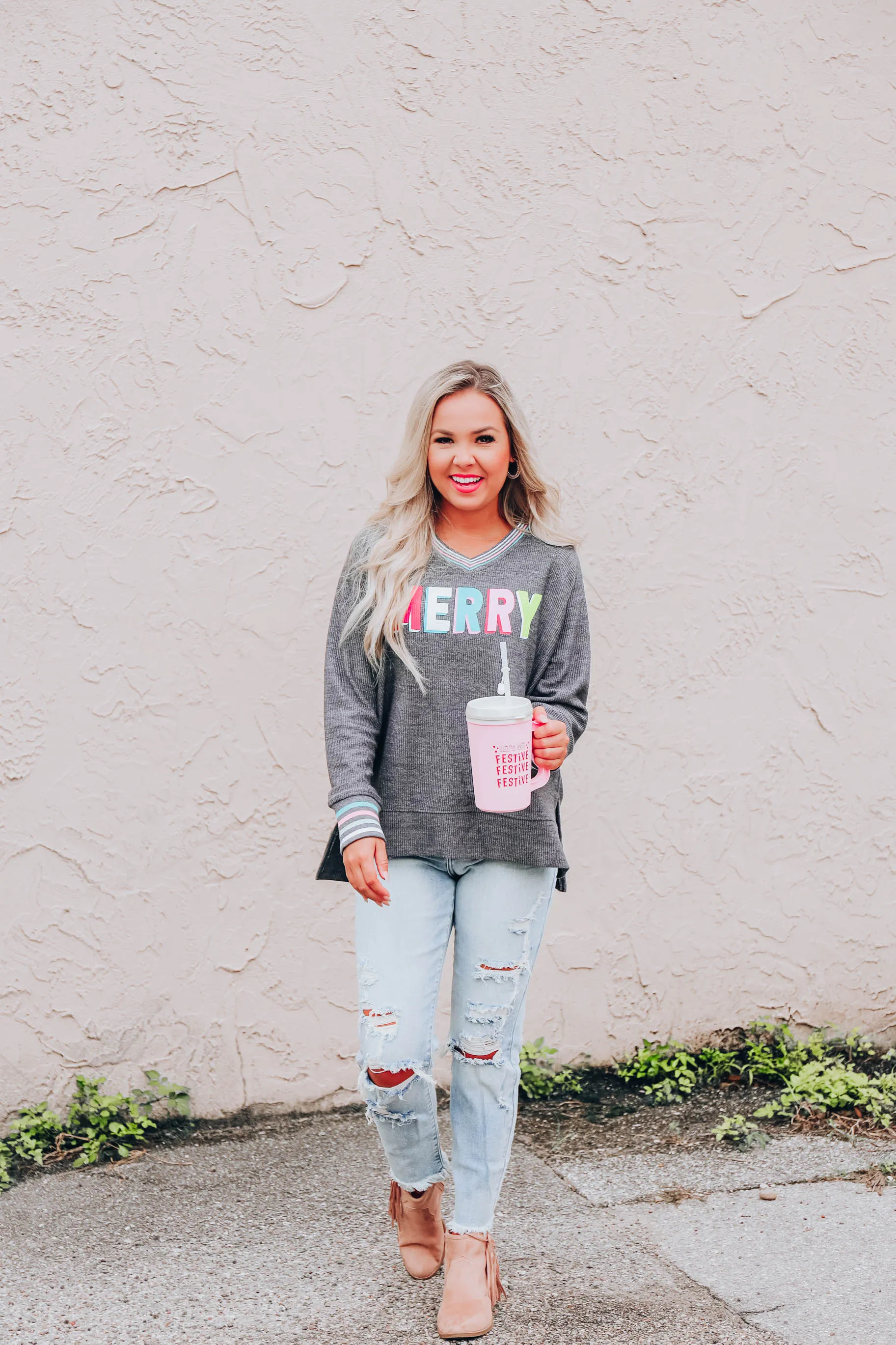 "Merry" Graphic Sweatshirt