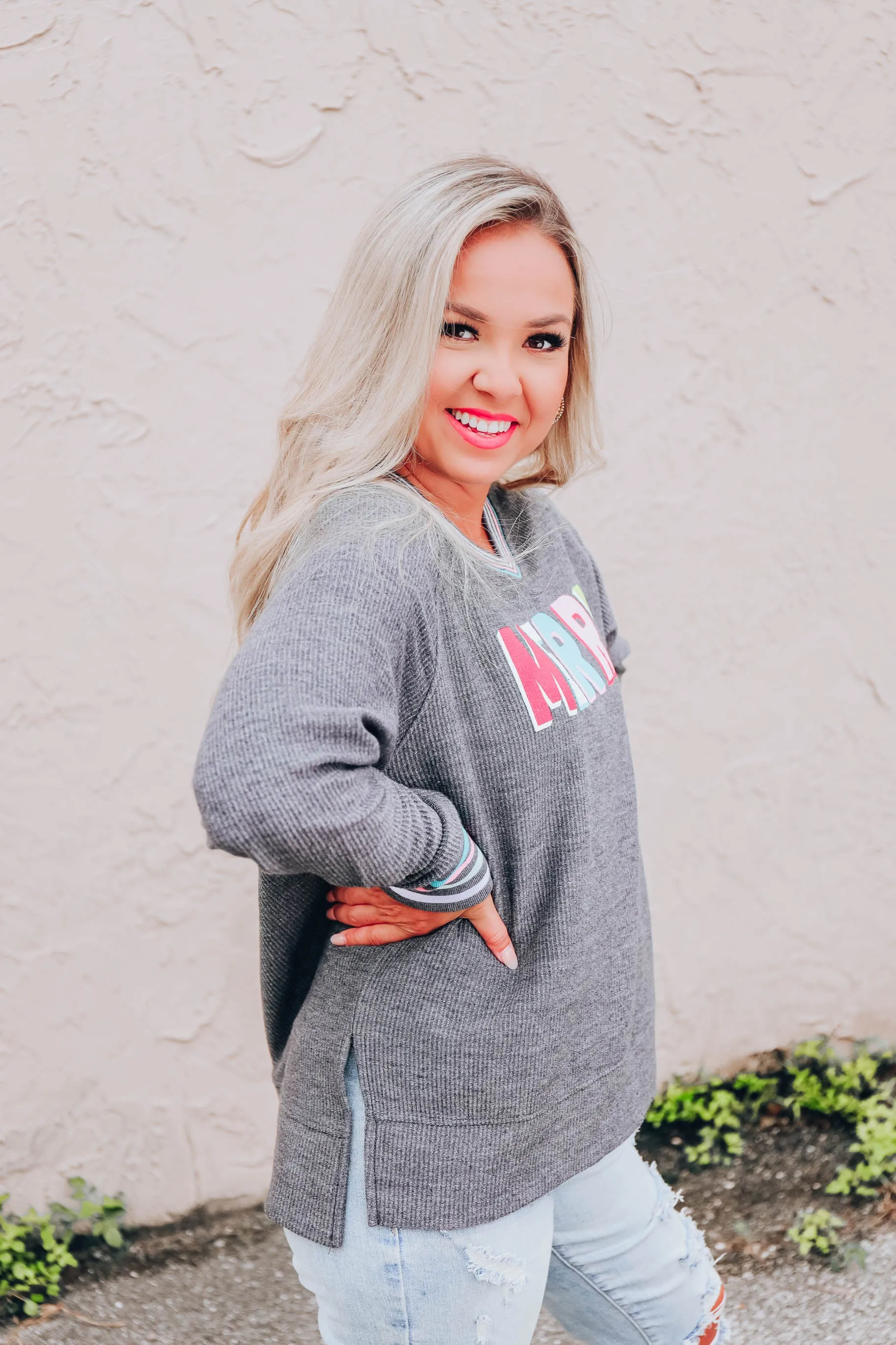 "Merry" Graphic Sweatshirt