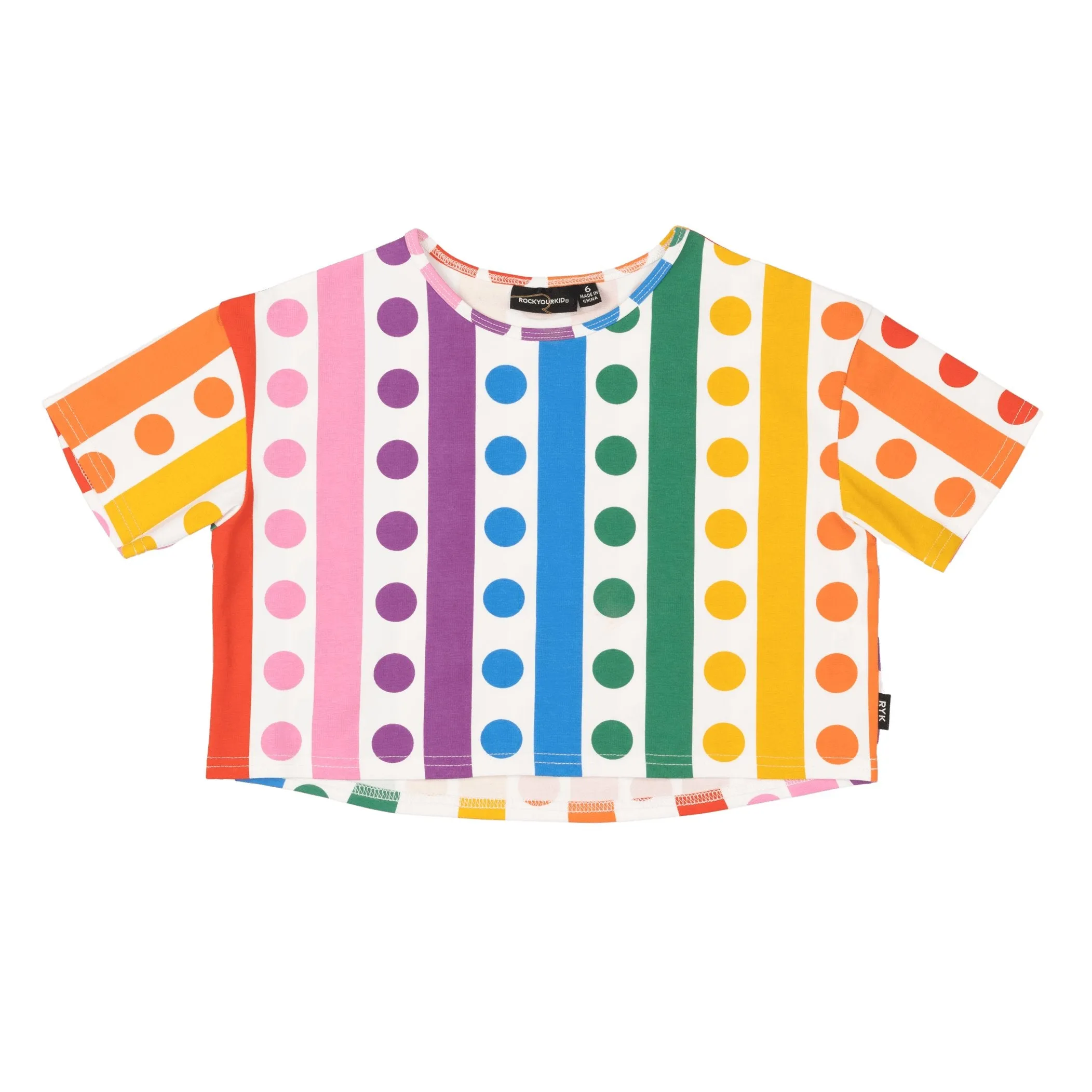 Rainbow Drops Boxy T-Shirt