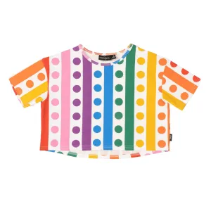 Rainbow Drops Boxy T-Shirt