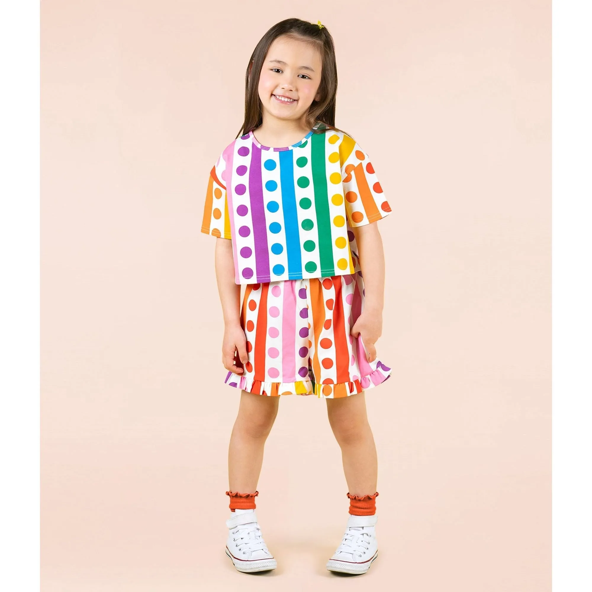 Rainbow Drops Boxy T-Shirt