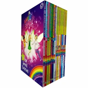 Rainbow magic series jewel and pet keeper fairies collection 14 books set