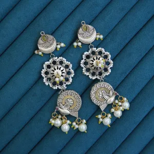 Rajasthani Hand crafted long earrings